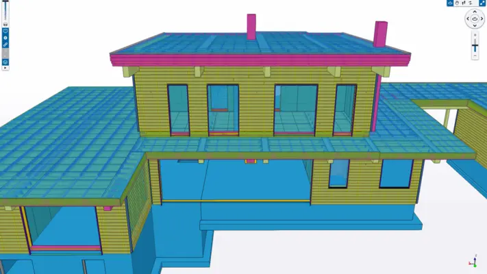Image from Villa Basta gallery. Timber Structure building.